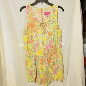 Lilly Pulitzer for Target Yellow Romper Size L